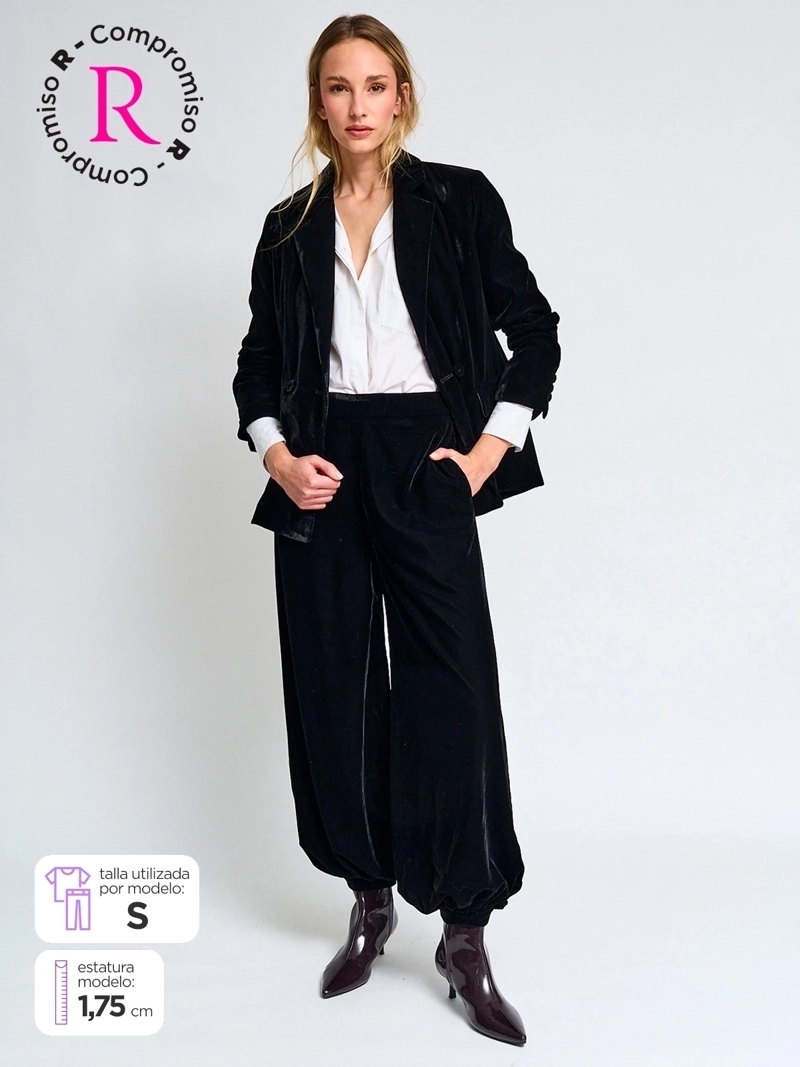 BLAZER MUJER MARQUIS VELVET - 1