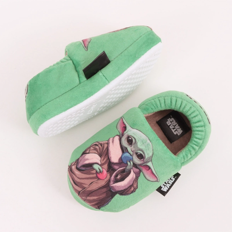 PANTUFLAS NIÑO DISNEY GROGU VERDE - 2