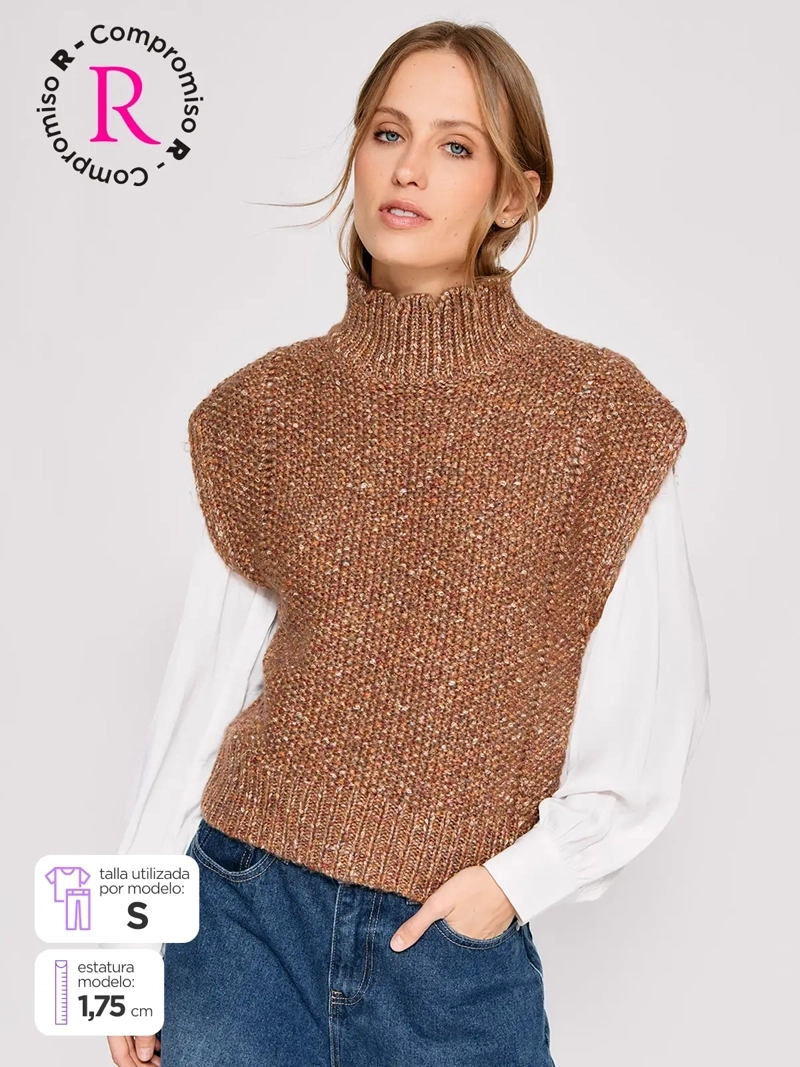 SWEATER MUJER MARQUIS SIN MANGAS - 2