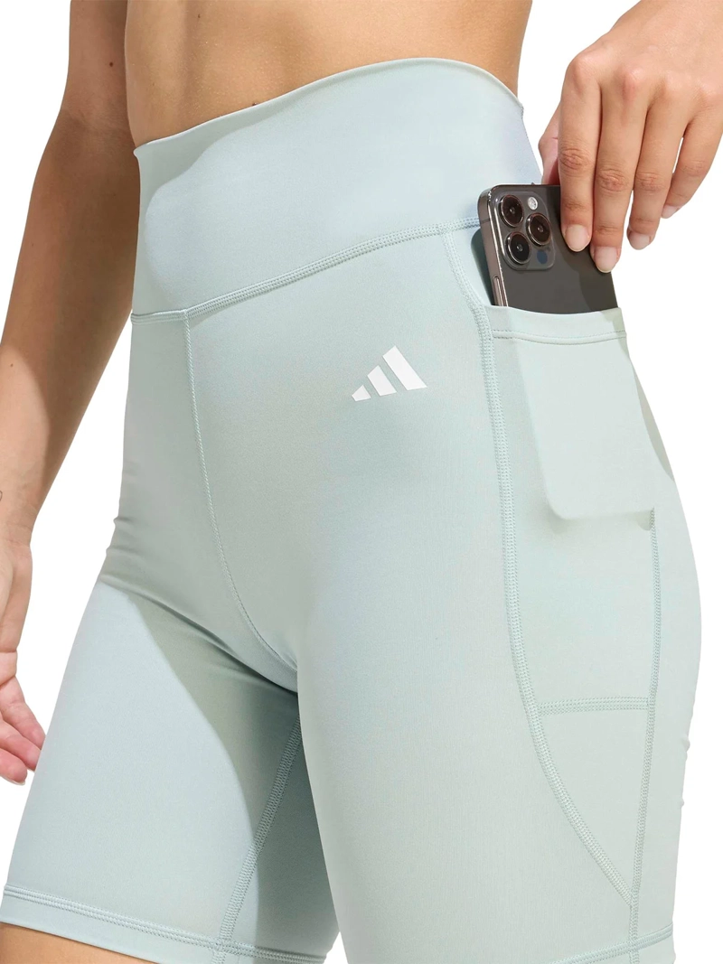 CALZA CORTA MUJER ADIDAS OPTIMÉ ESSENTIALS STASH POCKET  7'' - 4