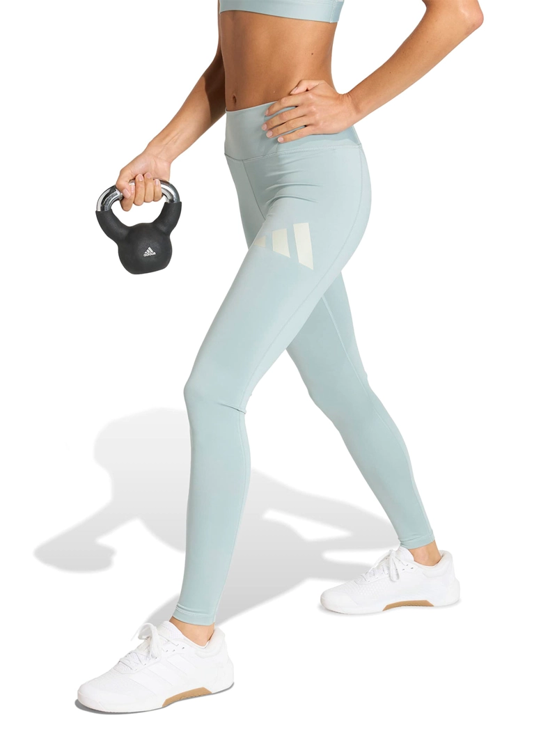 ADIDAS CALZA LARGA MUJER ADIDAS TRAIN ESSENTIALS LOGO TIRO ALTO