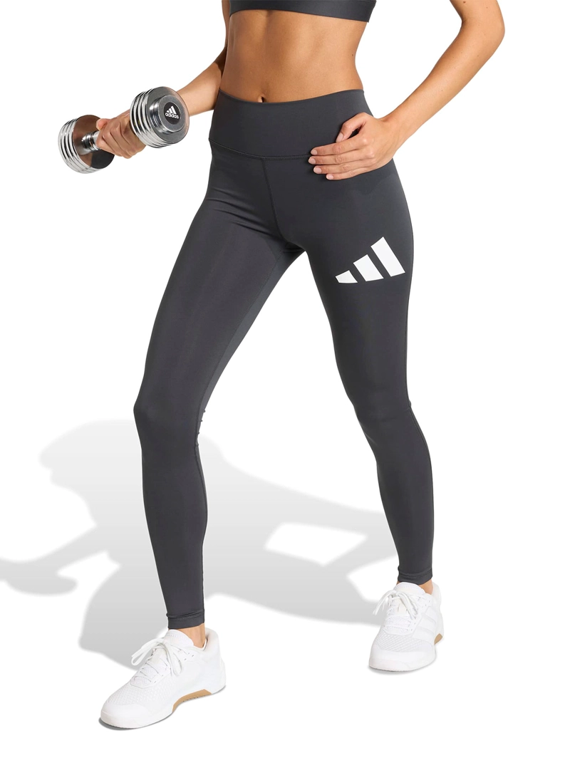 CALZA LARGA MUJER ADIDAS TRAIN ESSENTIALS LOGO TIRO ALTO