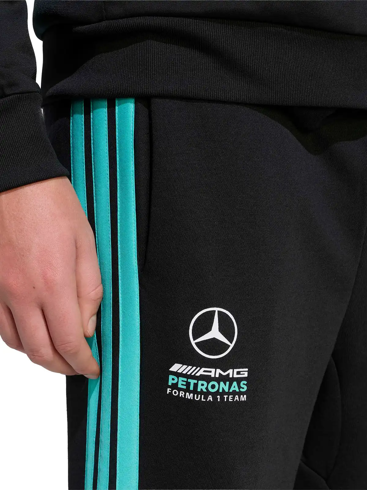 PANTALÓN BUZO HOMBRE ADIDAS ALGODÓN MERCEDES - 4