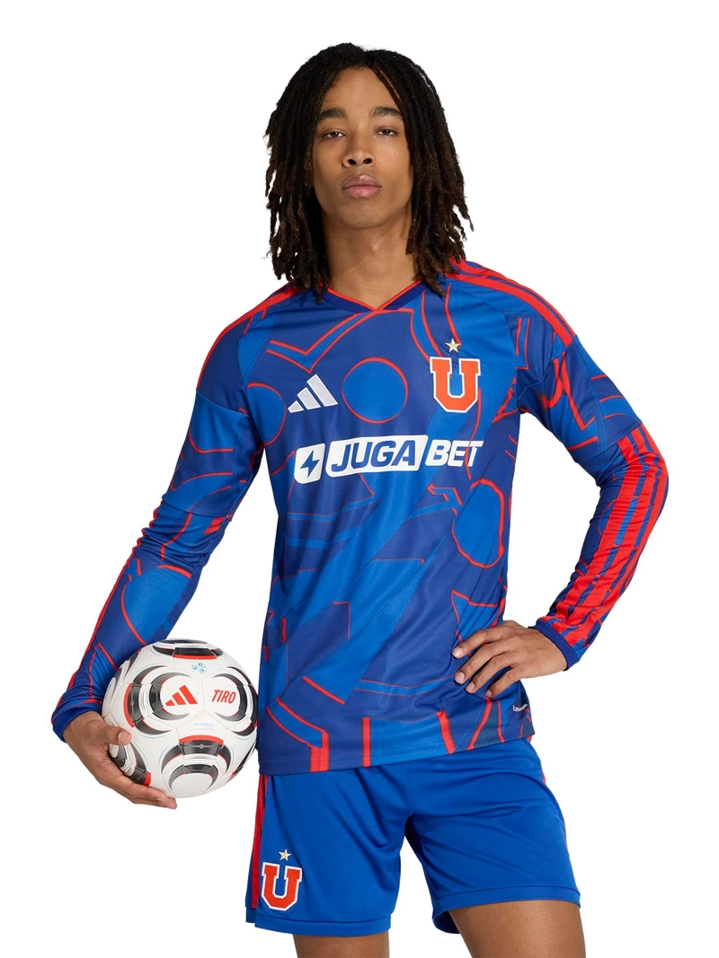 CAMISETA DE FÚTBOL HOMBRE ADIDAS UNIVERSIDAD DE CHILE 26 LOCAL AZUL - 1