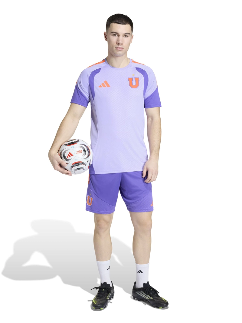CAMISETA DE FÚTBOL HOMBRE ADIDAS UNIVERSIDAD DE CHILE ENTRENAMIENTO TIRO26 MORADO - 3