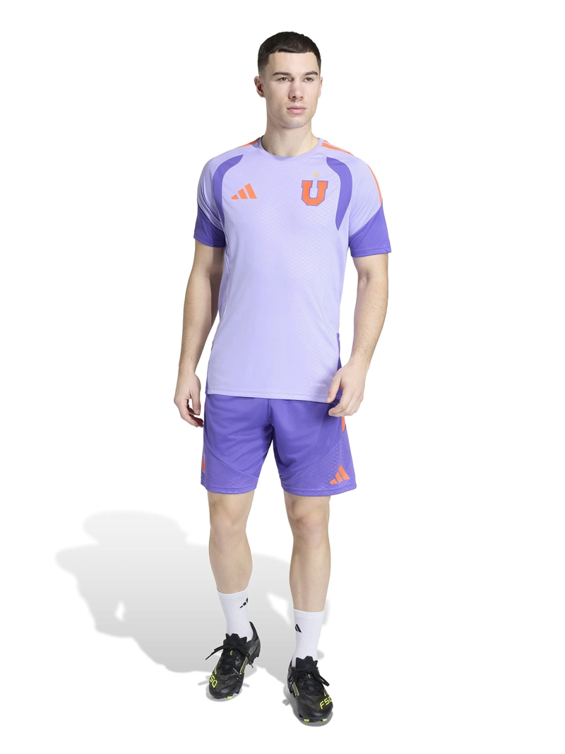 CAMISETA DE FÚTBOL HOMBRE ADIDAS UNIVERSIDAD DE CHILE ENTRENAMIENTO TIRO26 MORADO - 6