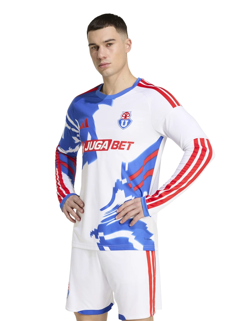 CAMISETA DE FÚTBOL HOMBRE ADIDAS UNIVERSIDAD DE CHILE VISITA BLANCO - 1