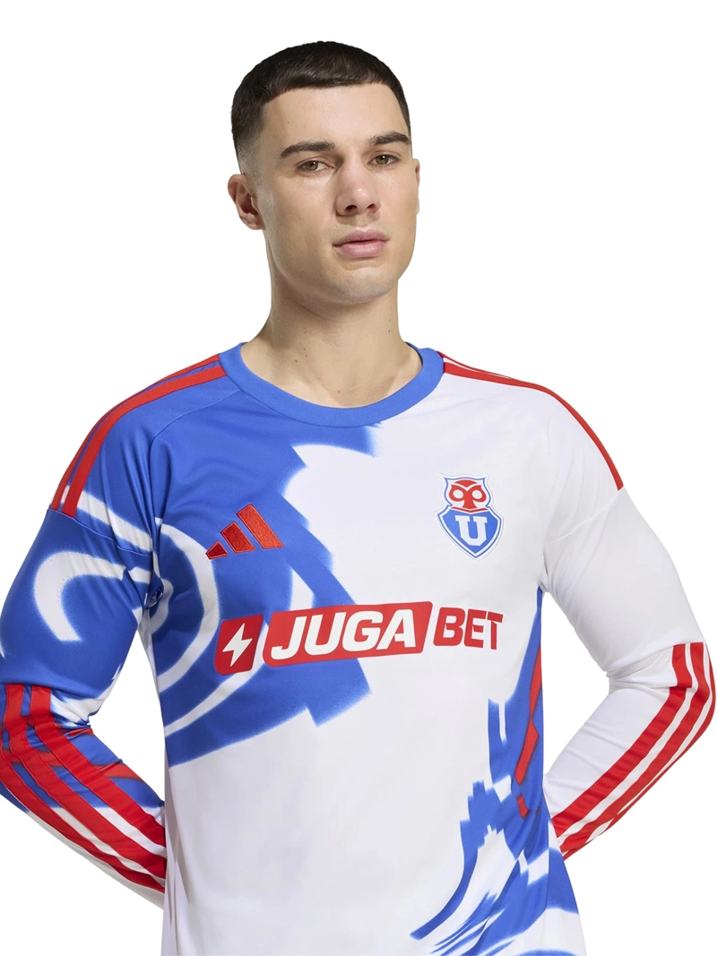CAMISETA DE FÚTBOL HOMBRE ADIDAS UNIVERSIDAD DE CHILE VISITA BLANCO - 4
