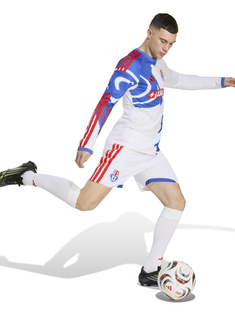CAMISETA DE FÚTBOL HOMBRE ADIDAS UNIVERSIDAD DE CHILE VISITA BLANCO - 3