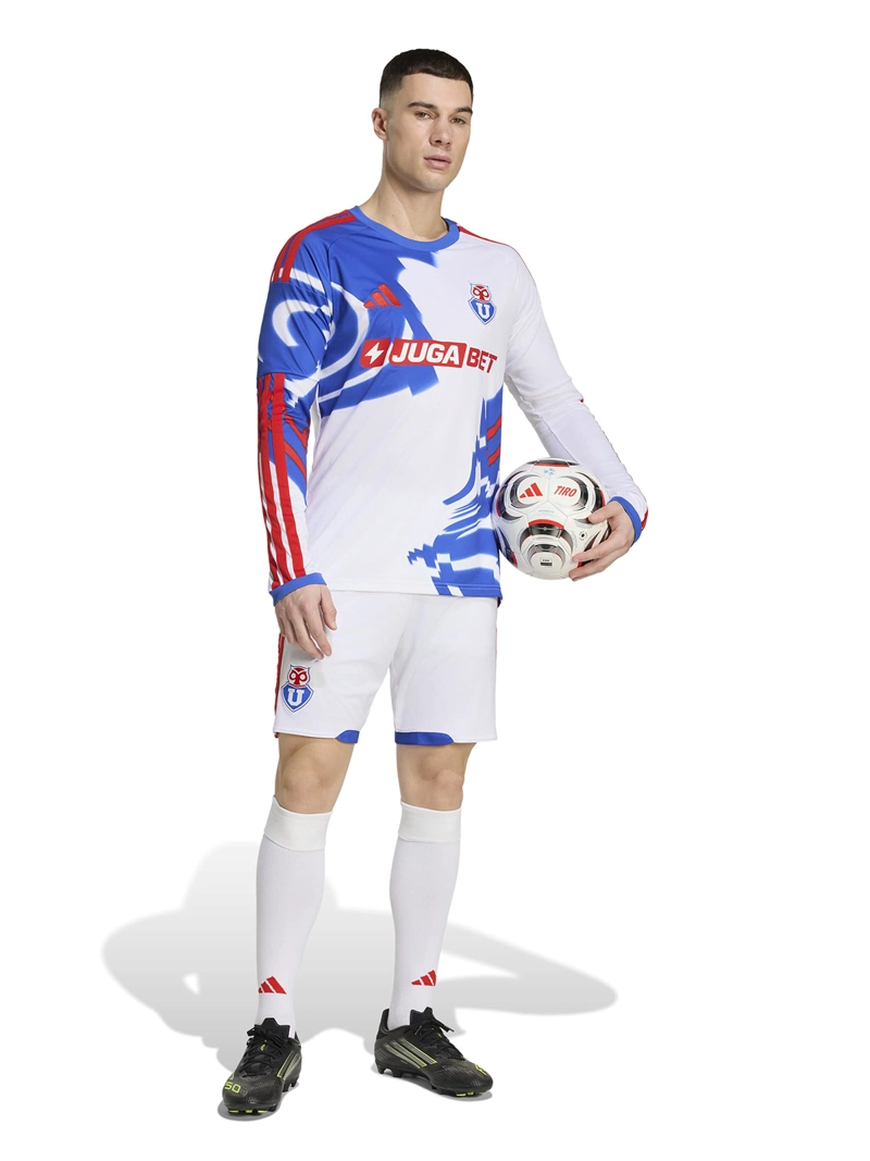 CAMISETA DE FÚTBOL HOMBRE ADIDAS UNIVERSIDAD DE CHILE VISITA BLANCO - 6