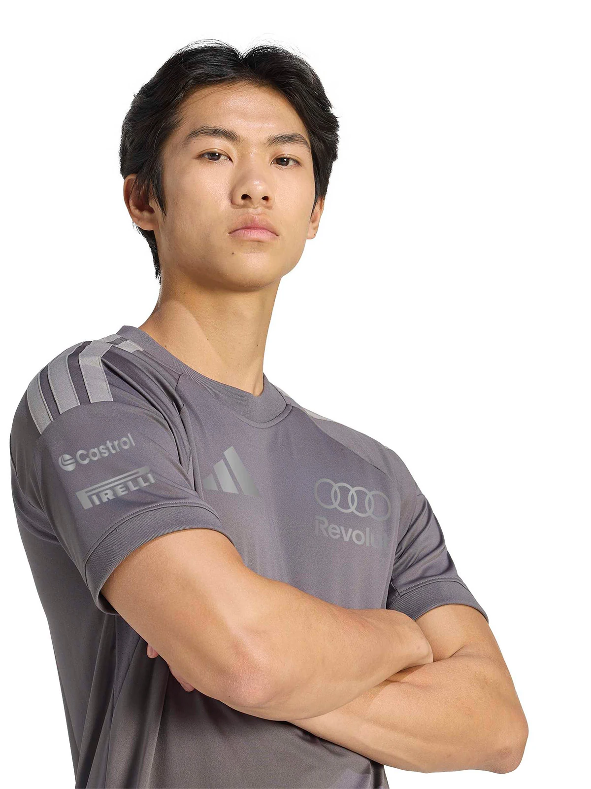POLERA HOMBRE ADIDAS F1 PILOTO AUDI REVOLUT - 4