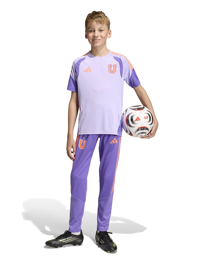 CAMISETA DE FÚTBOL NIÑO ADIDAS UNIVERSIDAD DE CHILE ENTRENAMIENTO TIRO26 MORADO - 6