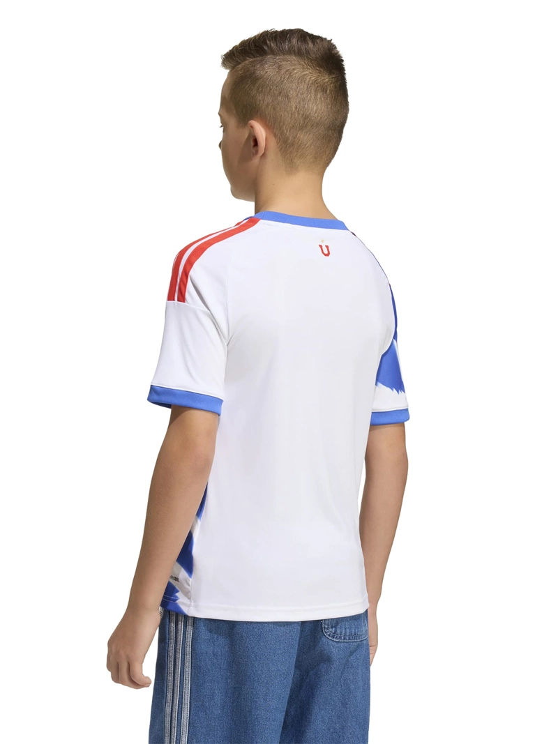 CAMISETA DE FÚTBOL NIÑO ADIDAS UNIVERSIDAD DE CHILE 26 VISITA BLANCO - 2