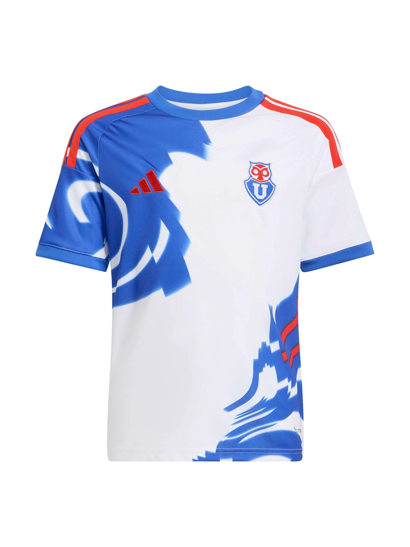 CAMISETA DE FÚTBOL NIÑO ADIDAS UNIVERSIDAD DE CHILE 26 VISITA BLANCO - 6