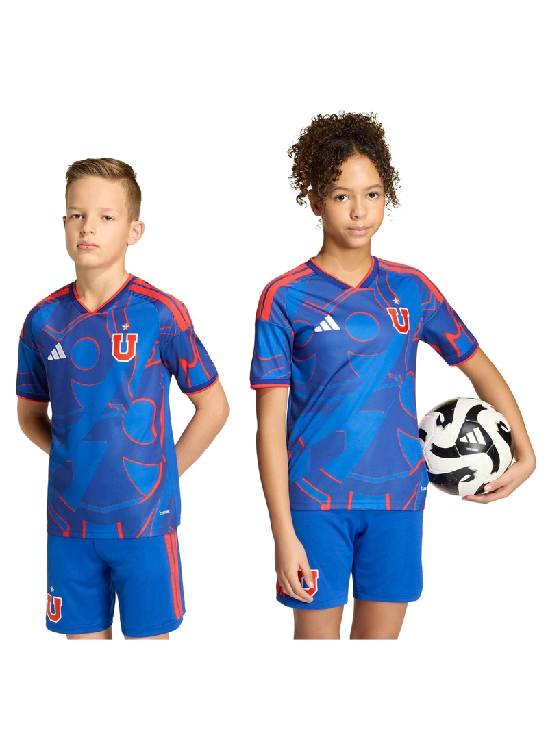 CAMISETA DE FÚTBOL NIÑO ADIDAS UNIVERSIDAD DE CHILE 26 LOCAL AZUL - 1