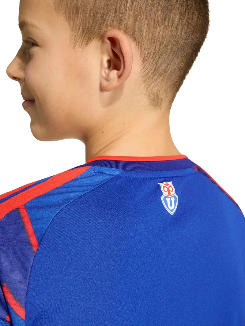 CAMISETA DE FÚTBOL NIÑO ADIDAS UNIVERSIDAD DE CHILE 26 LOCAL AZUL - 6