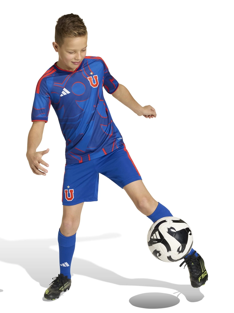 CAMISETA DE FÚTBOL NIÑO ADIDAS UNIVERSIDAD DE CHILE 26 LOCAL AZUL - 7
