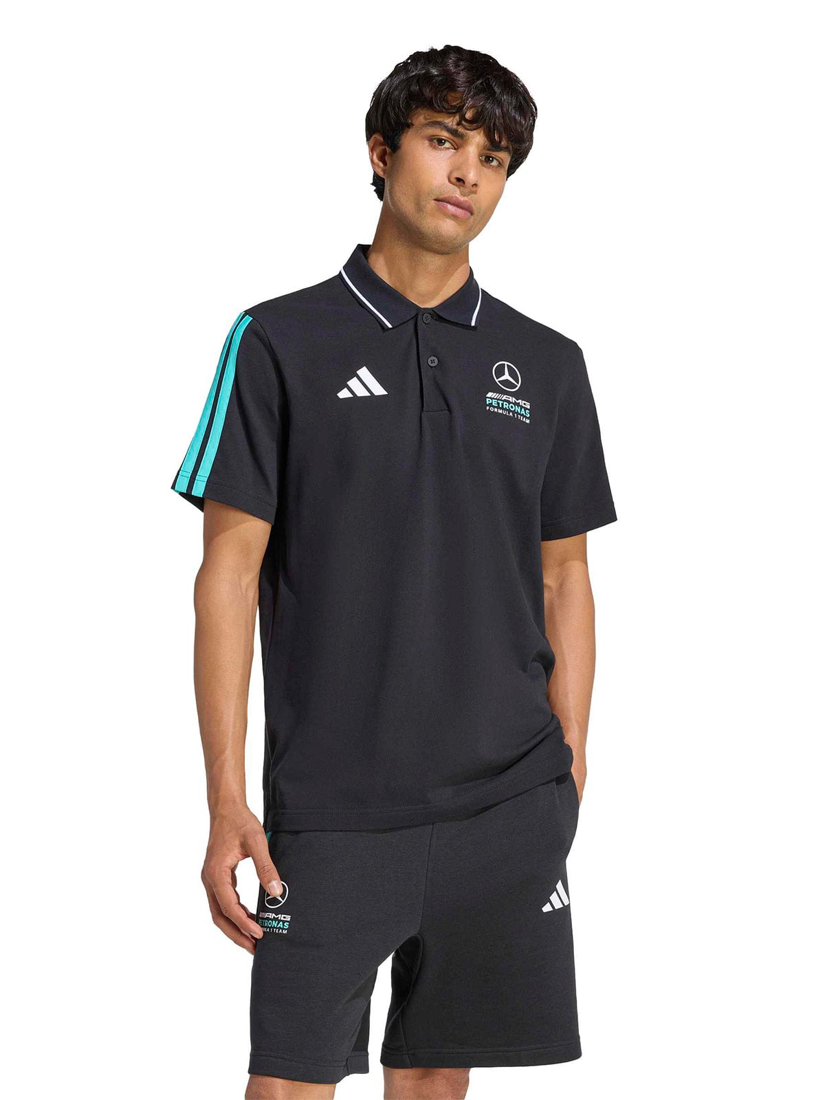 ADIDAS POLERA HOMBRE ADIDAS CON CUELLO MANGA CORTA MERCEDES