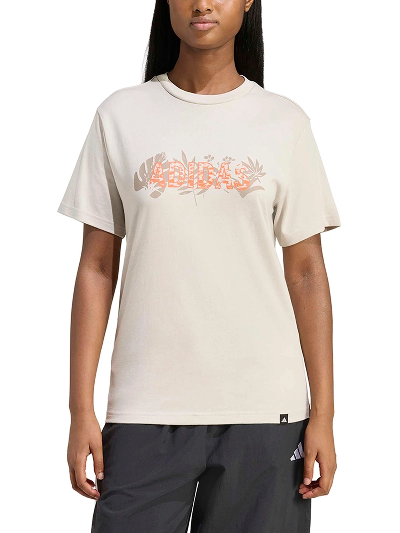 POLERA MUJER ADIDAS ALGODÓN GRAPHIC ANIMAL - 1