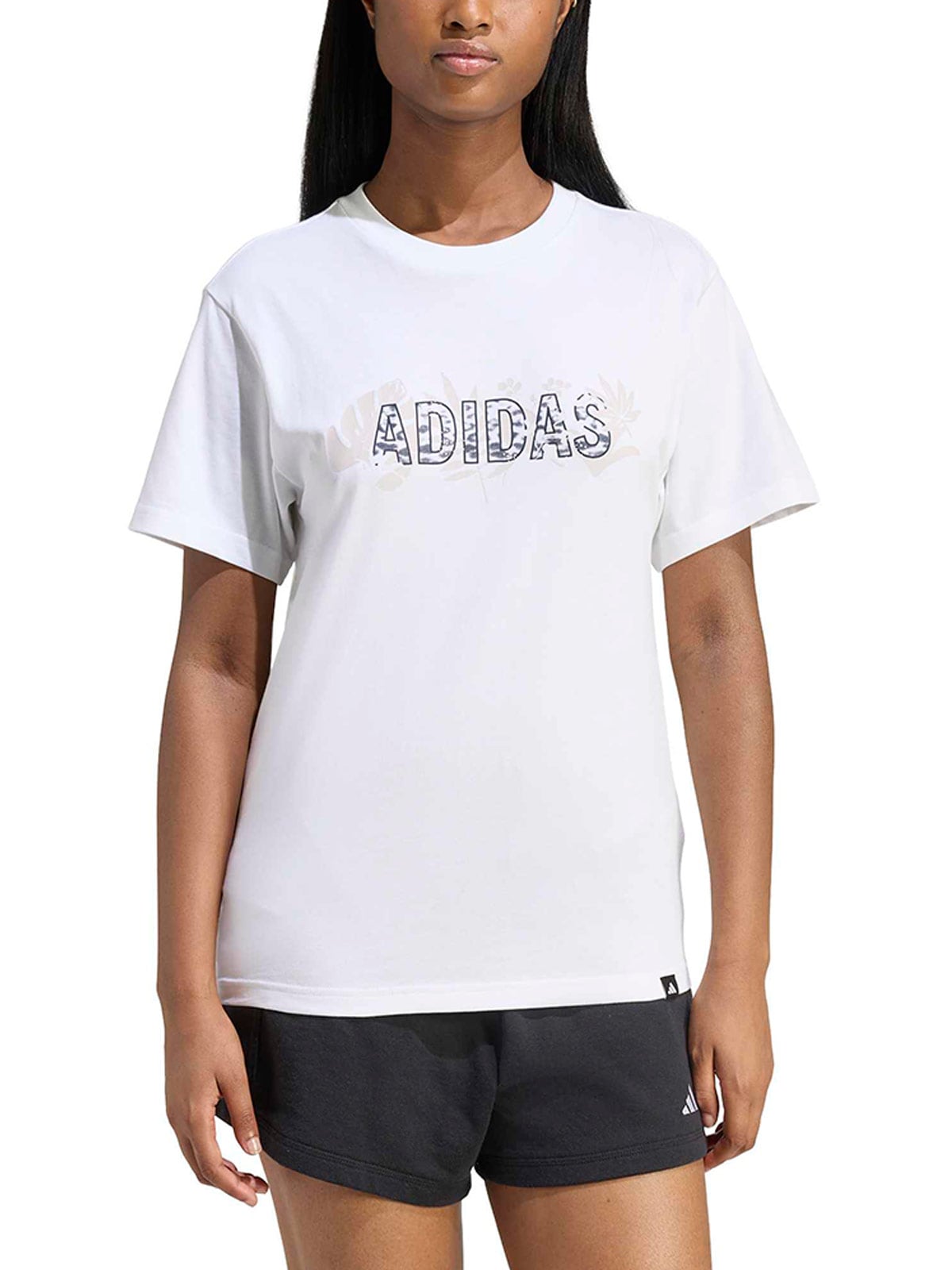POLERA MUJER ADIDAS ALGODÓN GRAPHIC ANIMAL - 1
