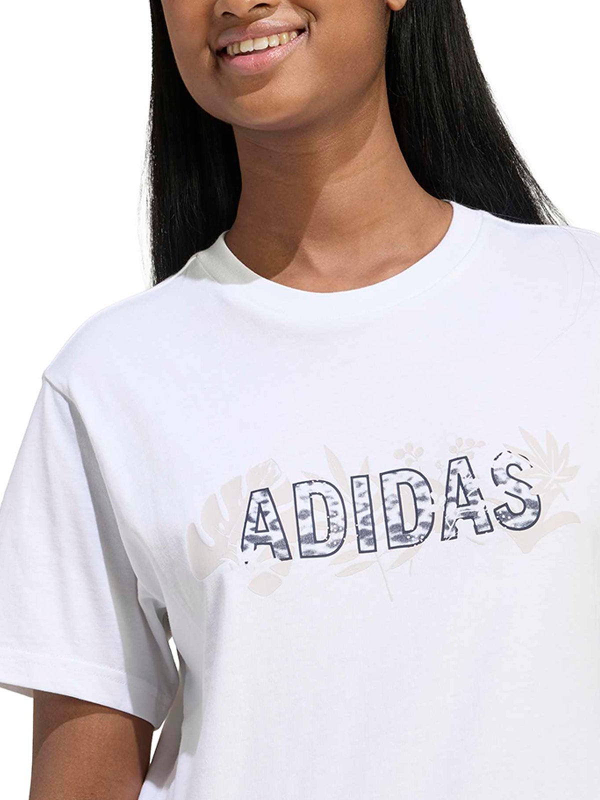 POLERA MUJER ADIDAS ALGODÓN GRAPHIC ANIMAL - 4