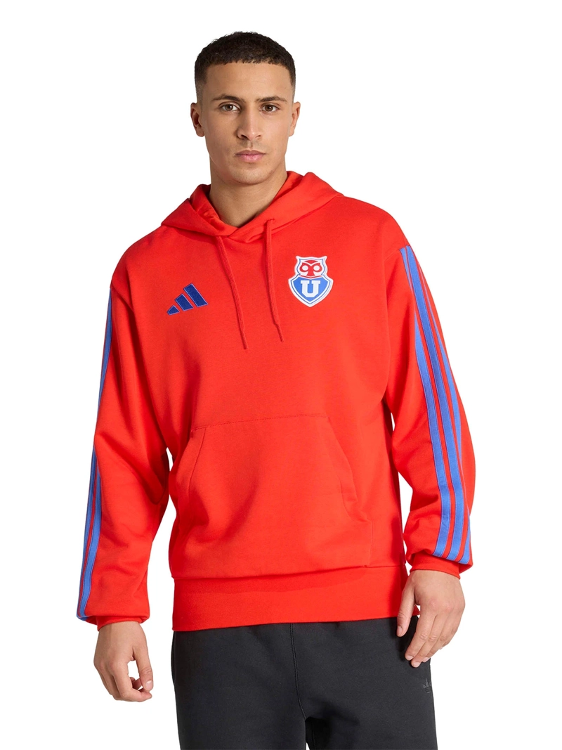 POLERÓN FÚTBOL HOMBRE ADIDAS UNIVERSIDAD DE CHILE 26 ROJO - 1