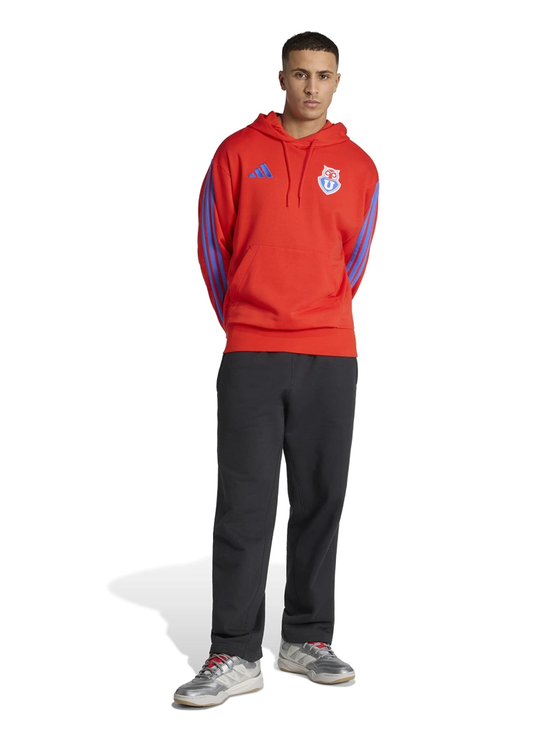 POLERÓN FÚTBOL HOMBRE ADIDAS UNIVERSIDAD DE CHILE 26 ROJO - 6