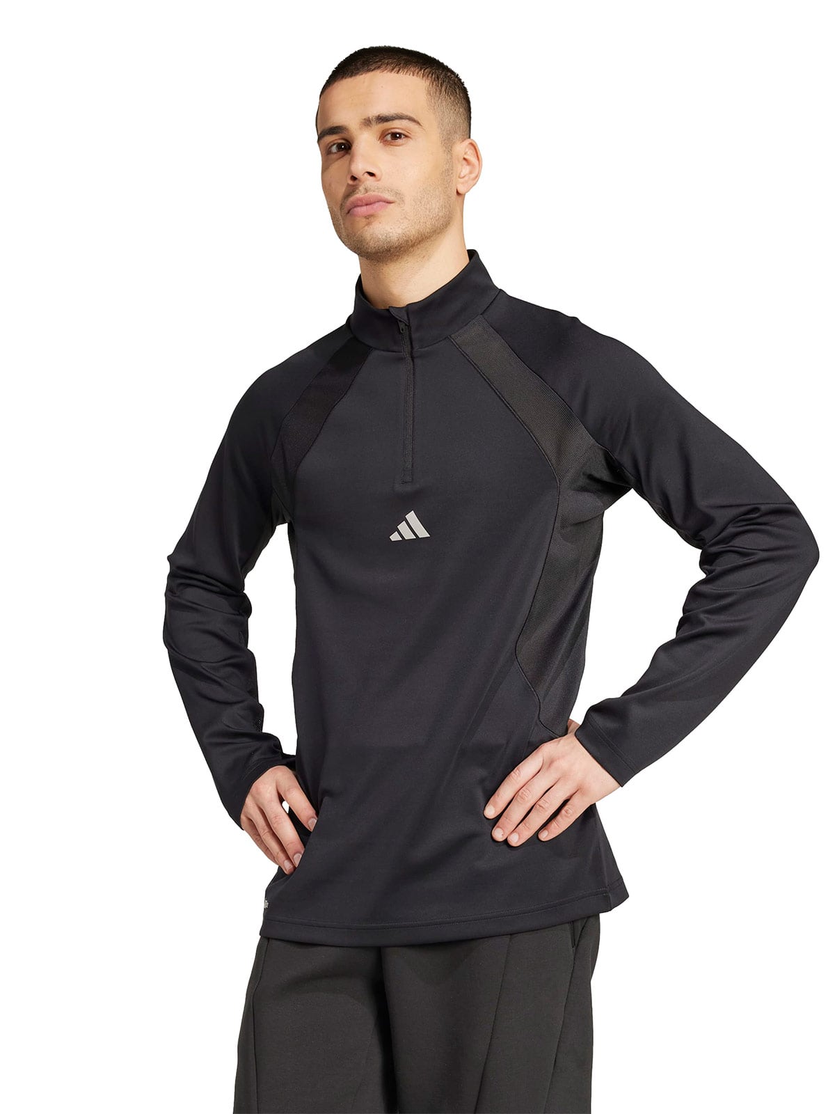 POLERON HOMBRE ADIDAS MANGA LARGA - 1