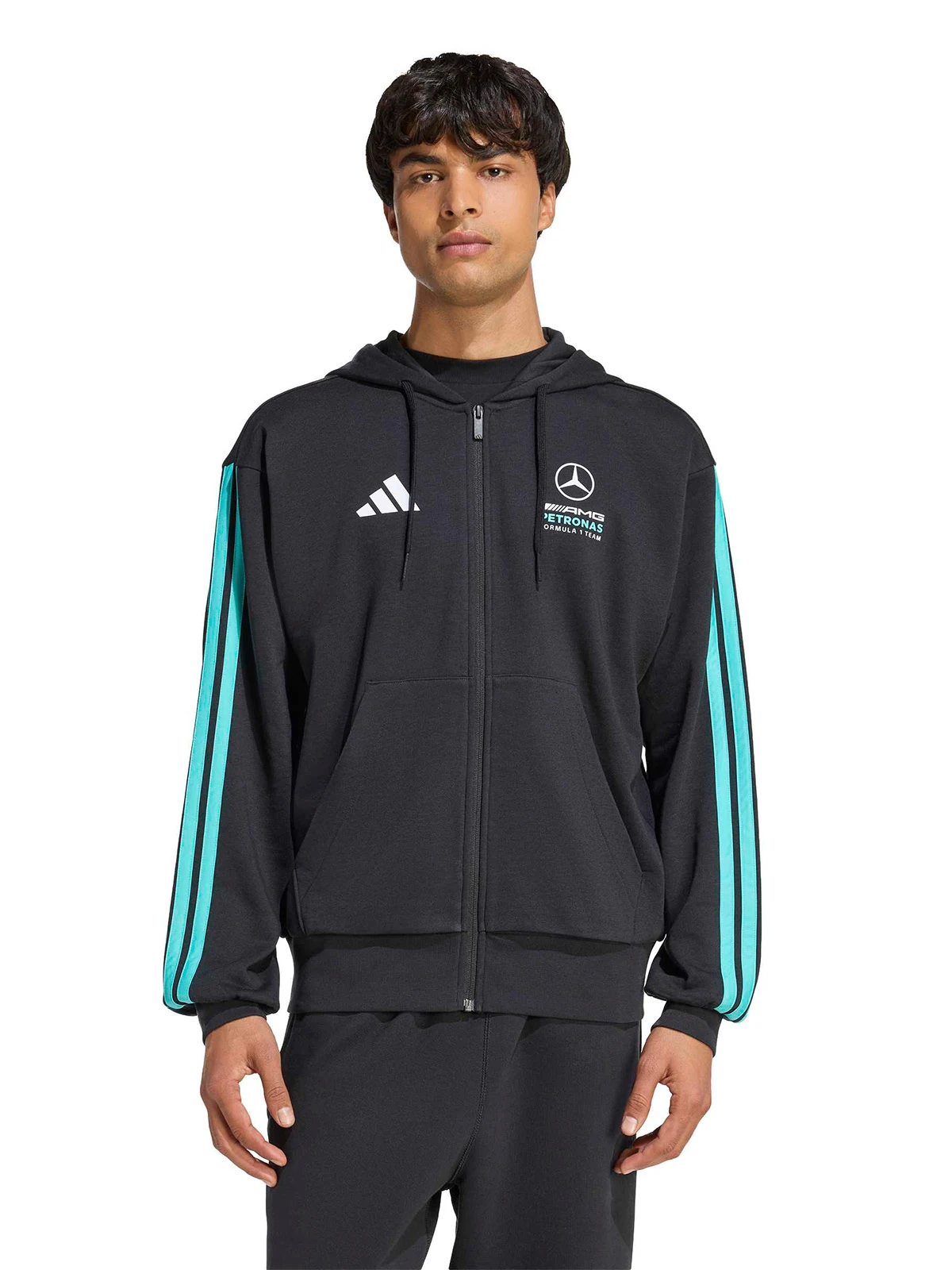 POLERON HOMBRE ADIDAS ALGODÓN MERCEDES - 1
