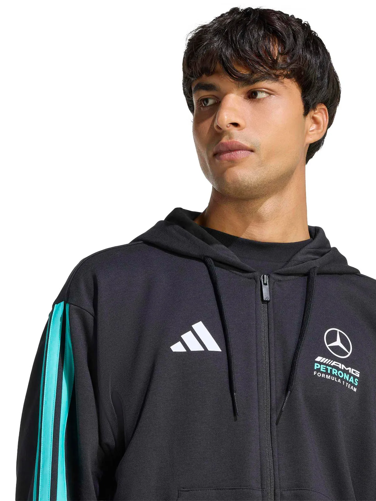 POLERON HOMBRE ADIDAS ALGODÓN MERCEDES - 3