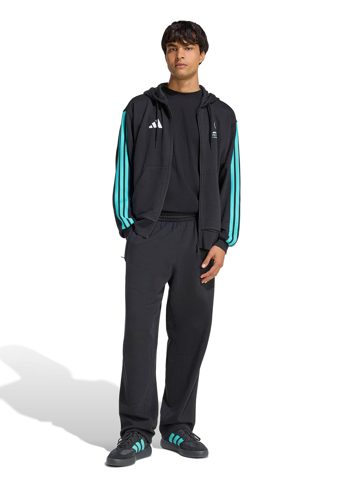 POLERON HOMBRE ADIDAS ALGODÓN MERCEDES - 6