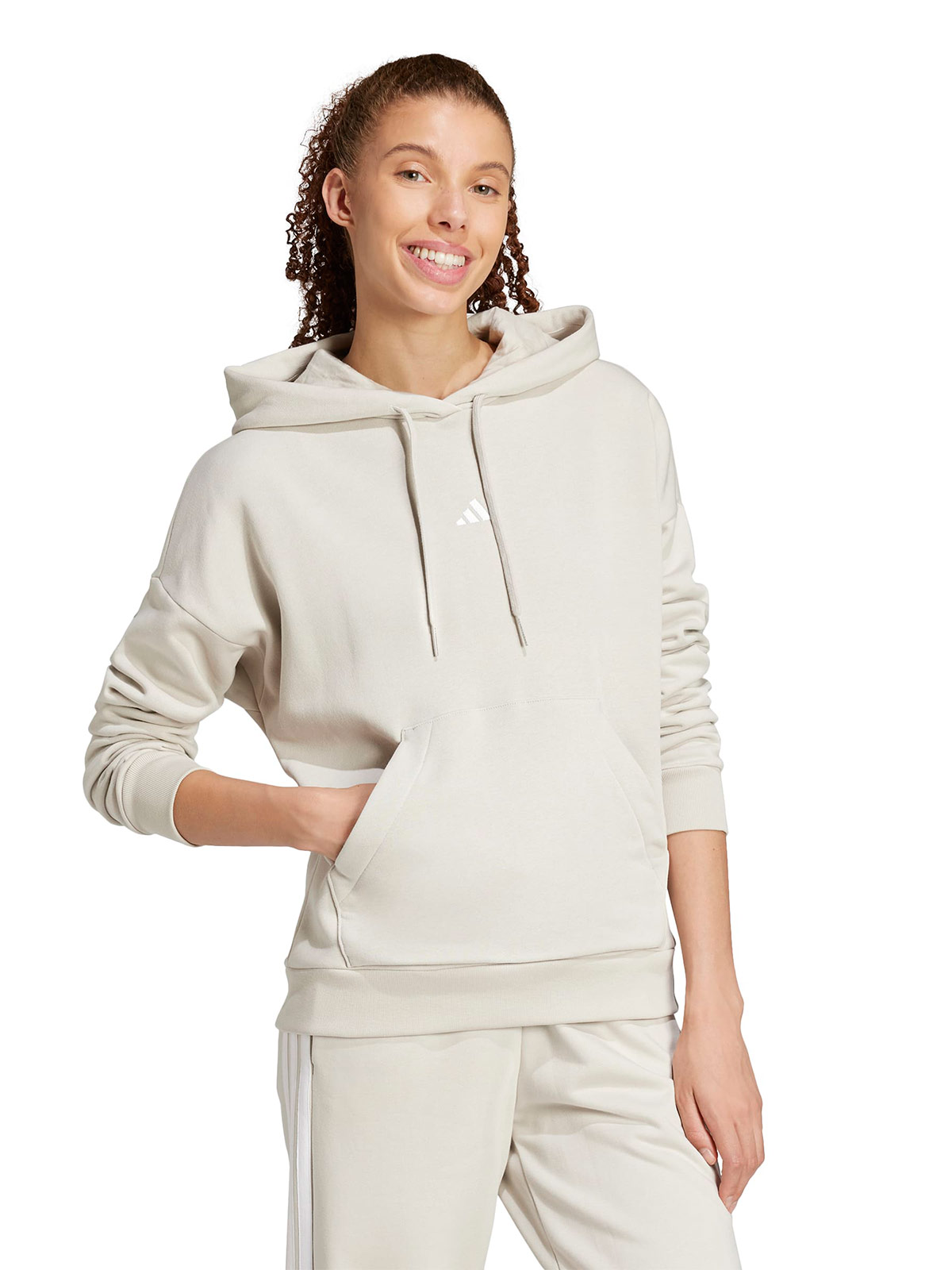 POLERON MUJER ADIDAS ALGODÓN CANGURO - 6