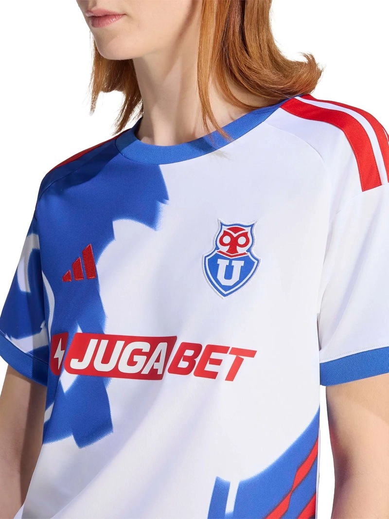 CAMISETA DE FÚTBOL MUJER ADIDAS UNIVERSIDAD DE CHILE 26 VISITA BLANCO - 3