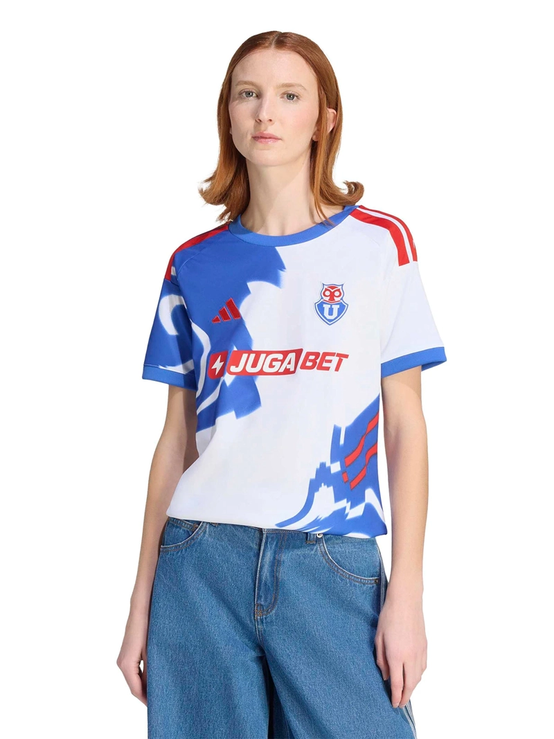 ADIDAS CAMISETA DE FÚTBOL MUJER ADIDAS UNIVERSIDAD DE CHILE 26 VISITA BLANCO