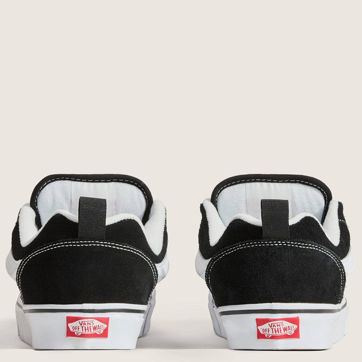 ZAPATILLAS MUJER VANS URBANAS NEGRO KNU SKOOL CUERO - 3