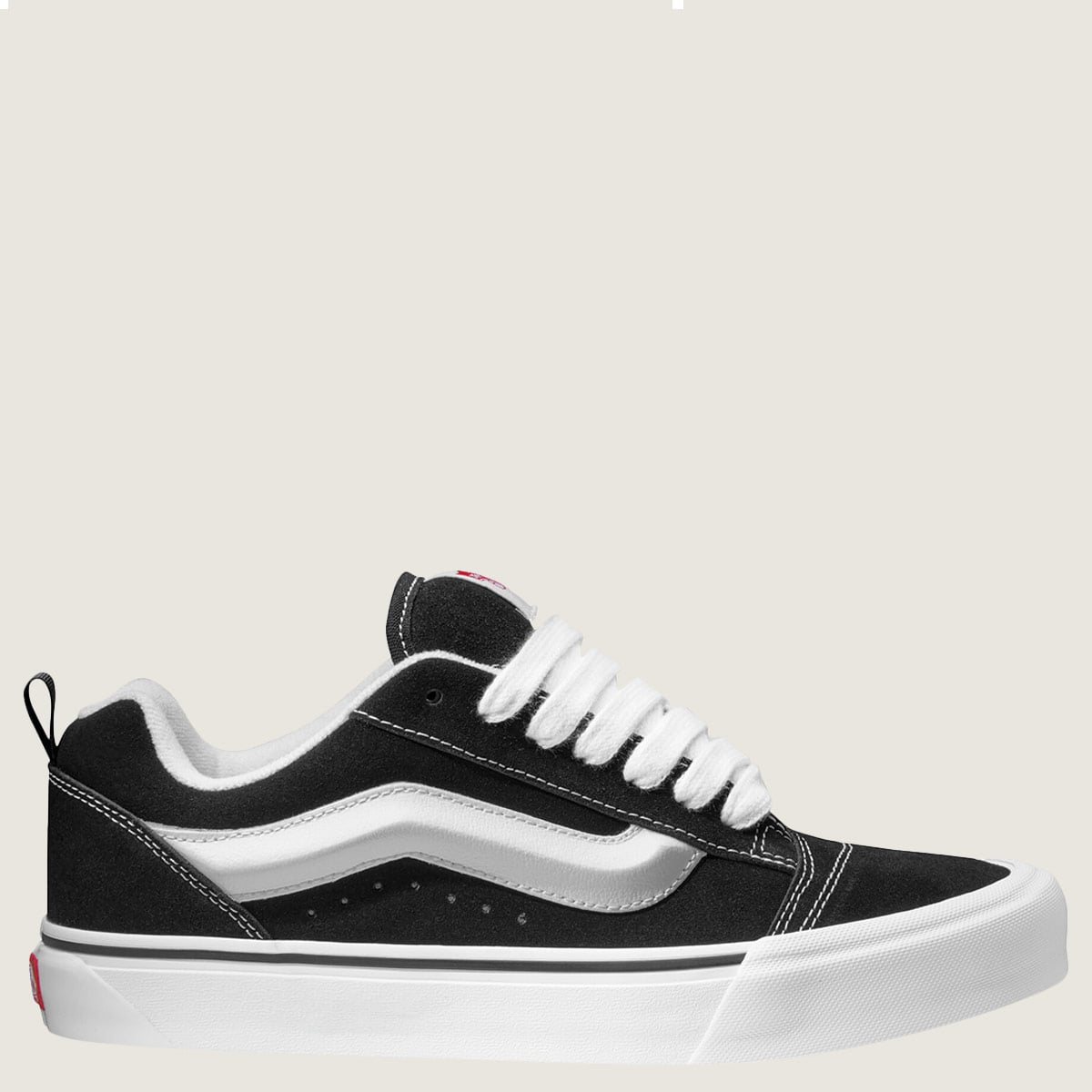 ZAPATILLAS MUJER VANS URBANAS NEGRO KNU SKOOL CUERO - 1