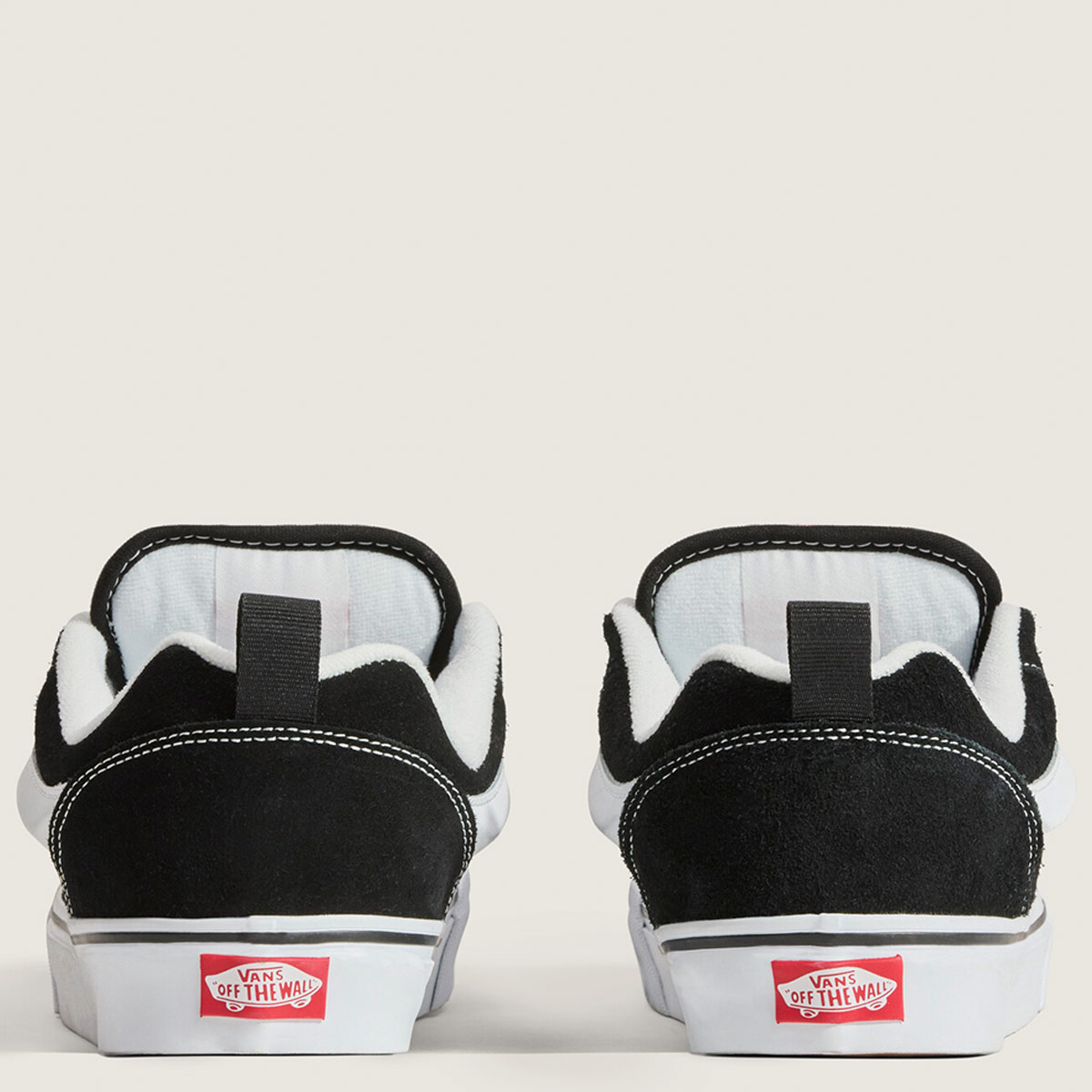 ZAPATILLAS MUJER VANS URBANAS NEGRO KNU SKOOL CUERO - 3