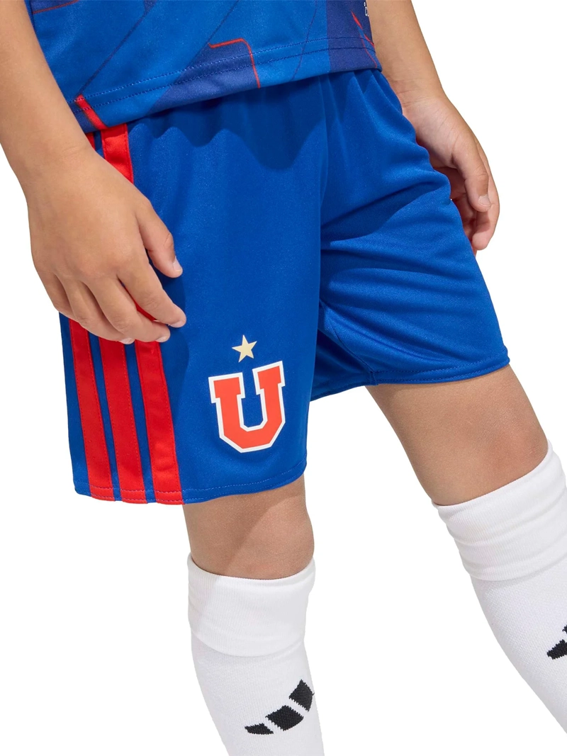 CONJUNTO FÚTBOL NIÑO ADIDAS UNIVERSIDAD DE CHILE 26 LOCAL AZUL - 5