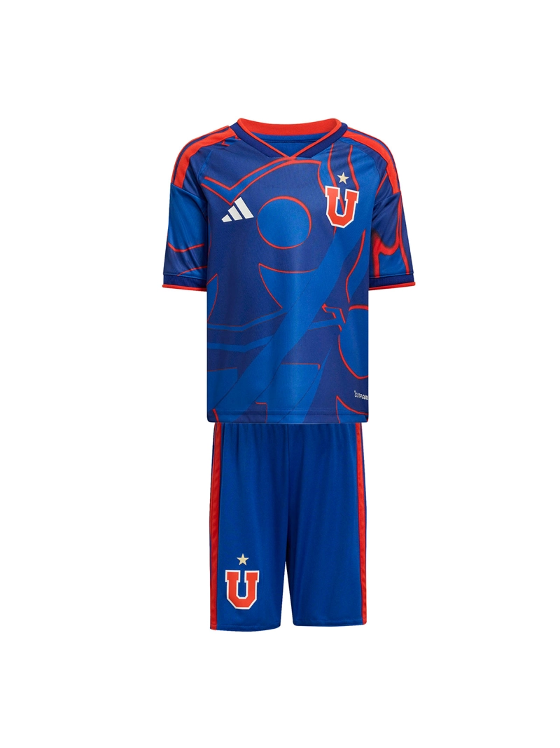 CONJUNTO FÚTBOL NIÑO ADIDAS UNIVERSIDAD DE CHILE 26 LOCAL AZUL - 8