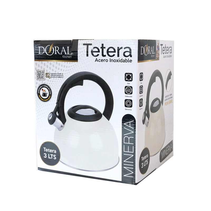 TETERA DORAL MINERVA 3 LTS MARFIL - 3