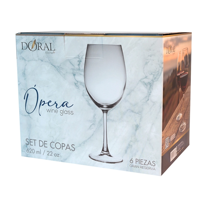 SET 6 COPAS DORAL OPERA 620 ML - 3