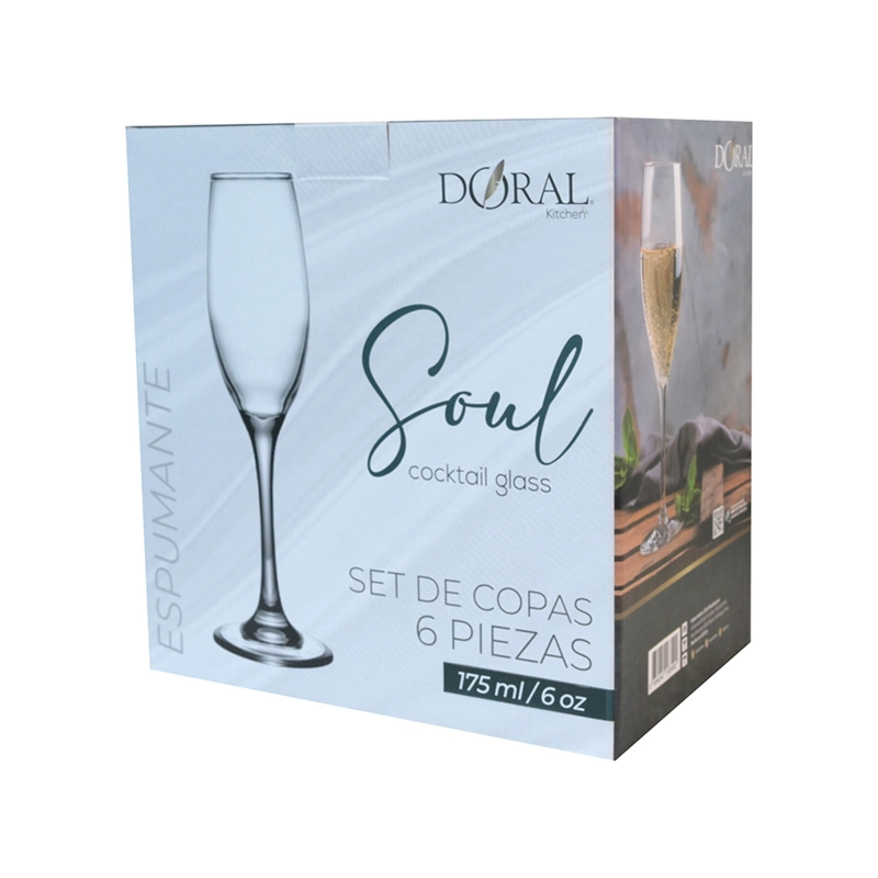 SET 6 COPAS DORAL SOUL 175 ML - 4