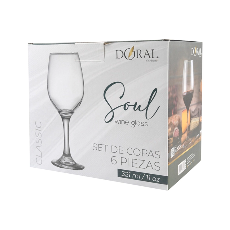 SET 6 COPAS DORAL SOUL 321 ML - 4