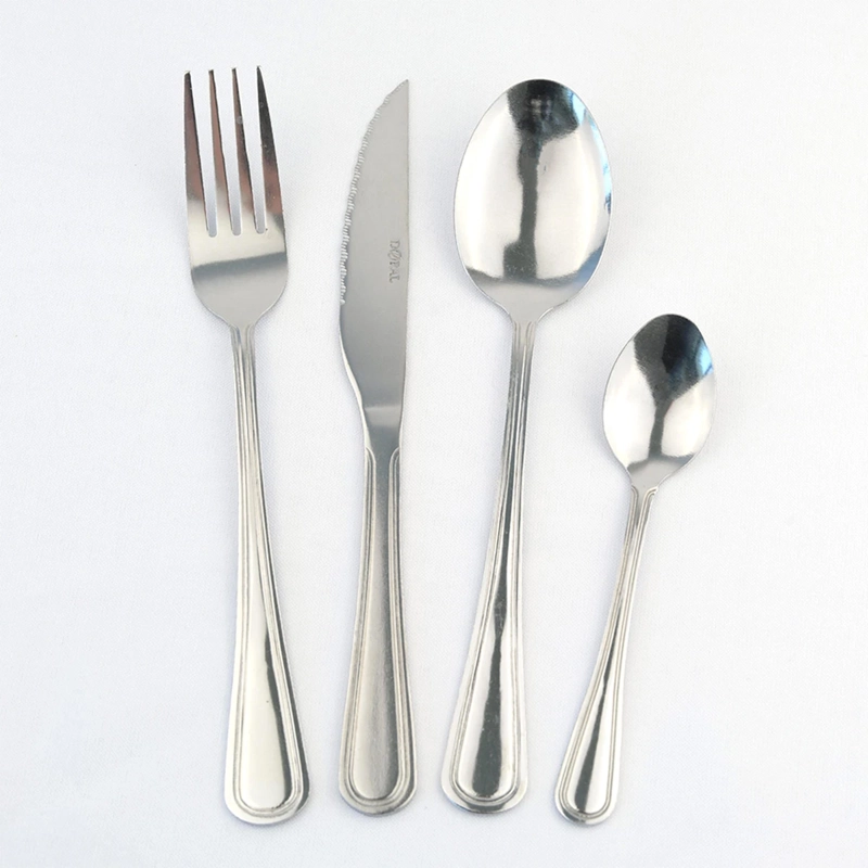 SET CUBIERTOS DORAL ROYAL GOLDEN FAMILY 16 PIEZAS - 1