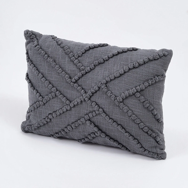 COJÍN RIPLEY HOME BORDADO ESFERAS 35X50 CM ACERO - 3