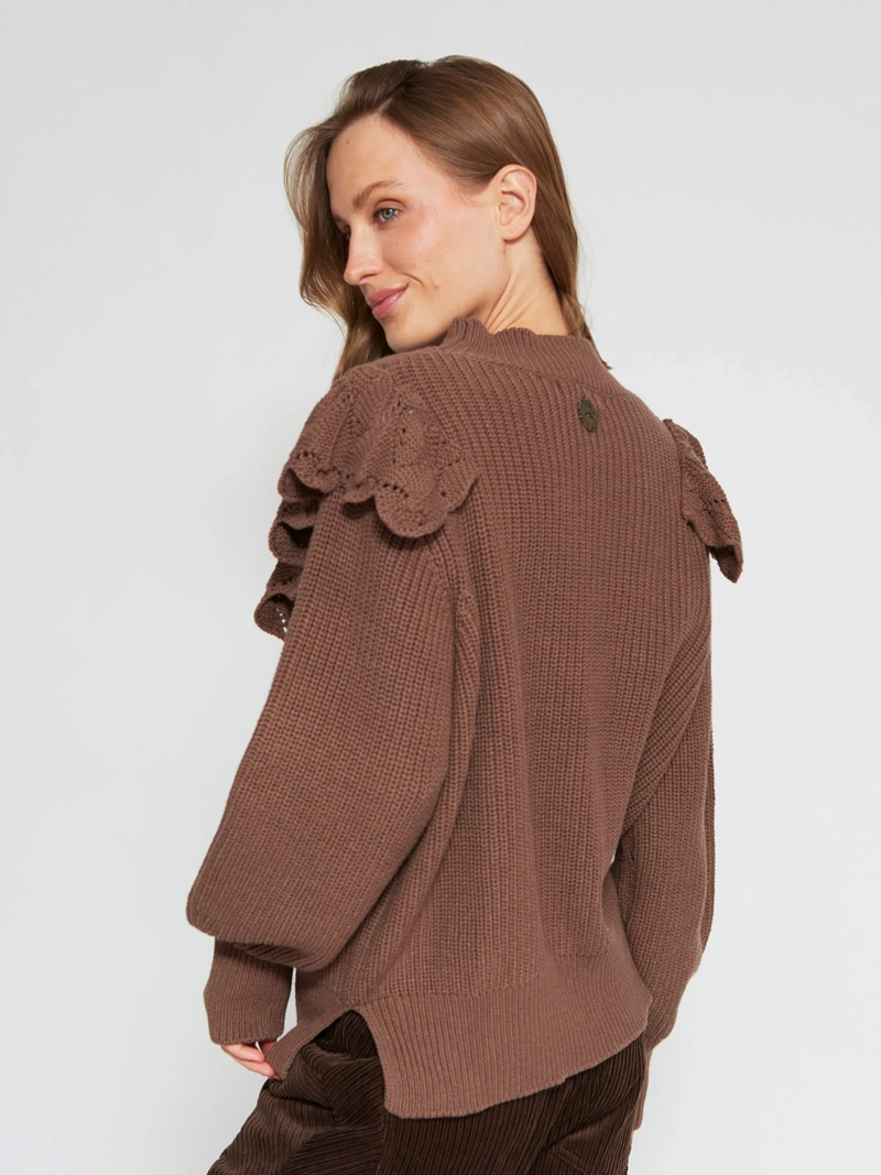 SWEATER MUJER TATIENNE ALGODÓN RUFFLES - 2