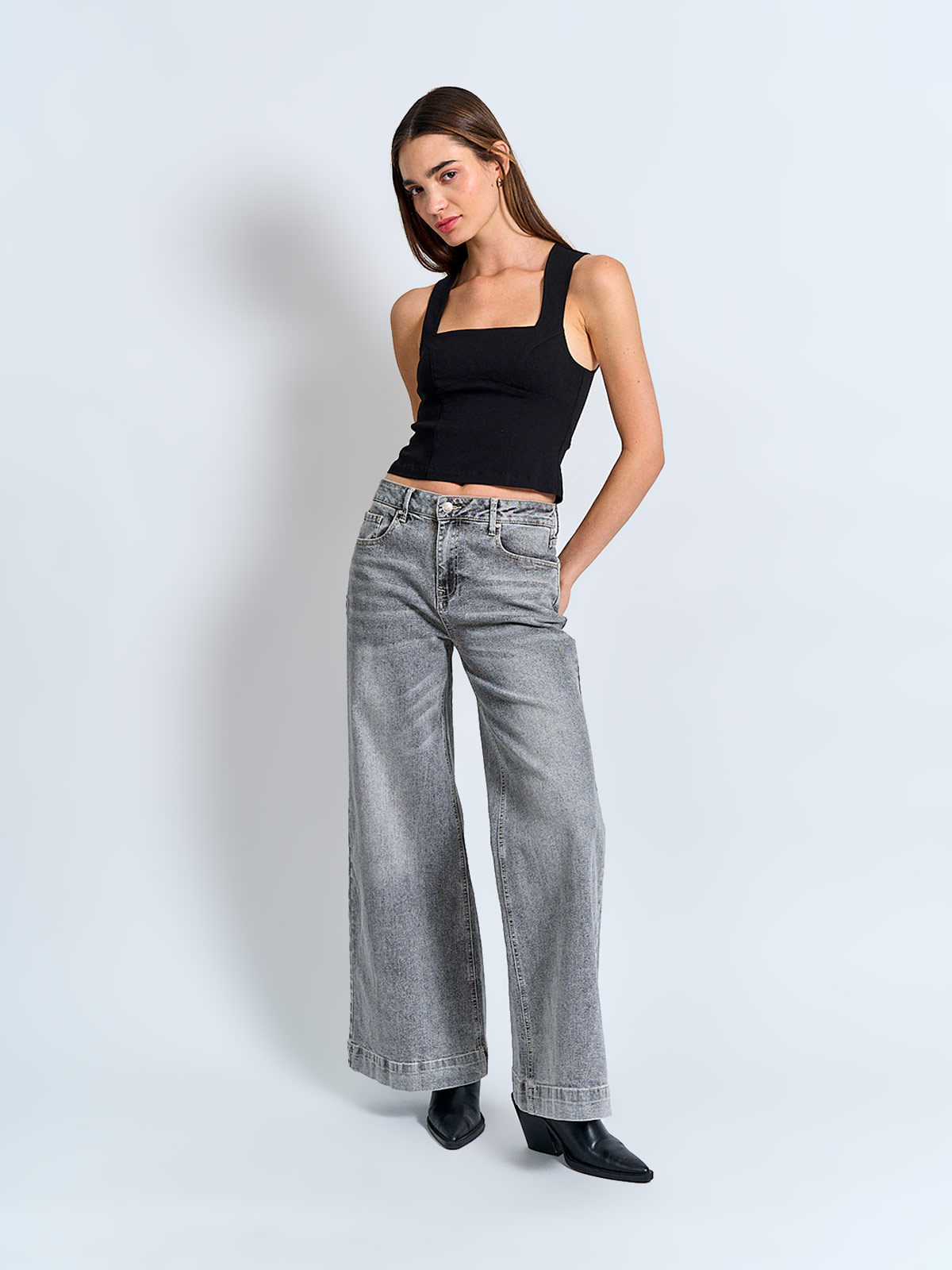 POLERA MUJER INDEX SIN MANGAS - 4