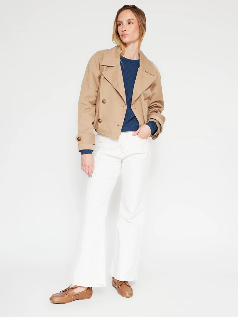 SWEATER MUJER AZIZ MANGA LARGA TRENZADO - 4