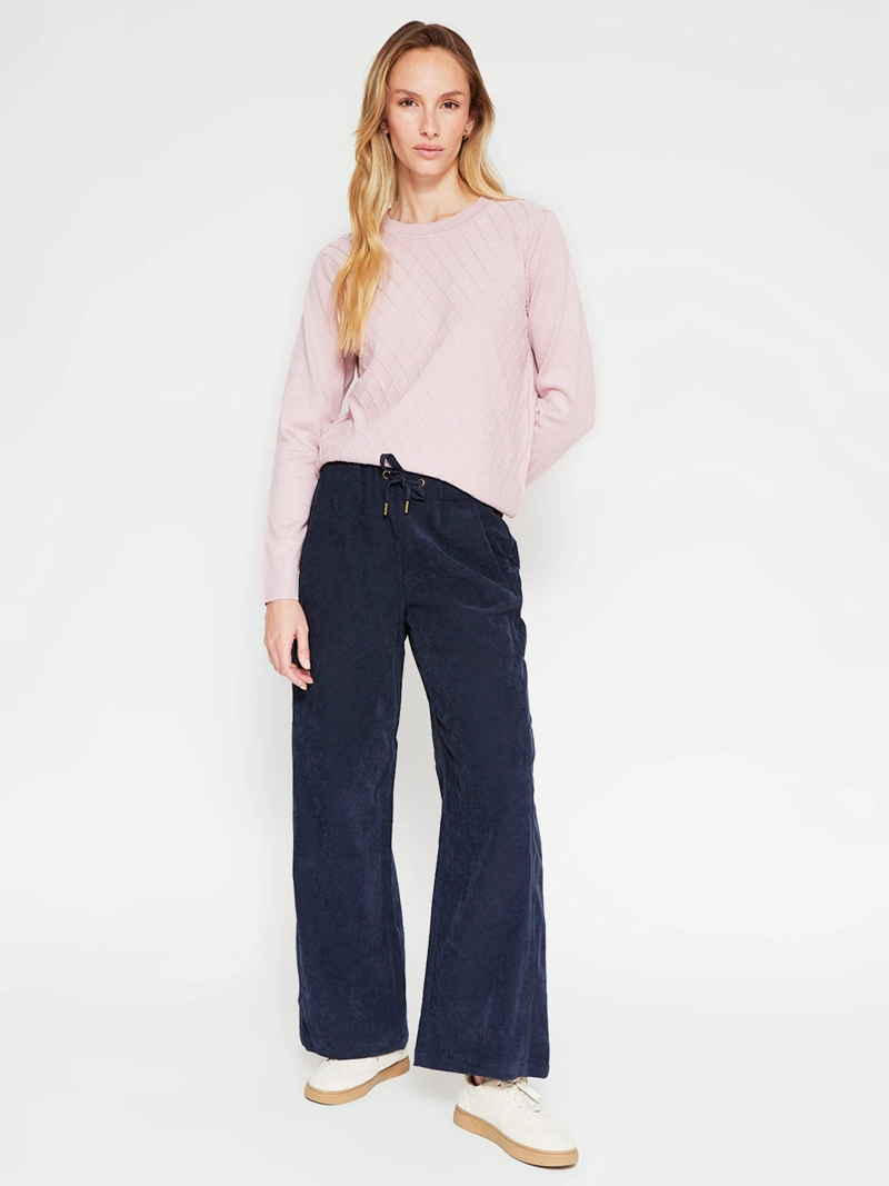 SWEATER MUJER AZIZ MANGA LARGA TRENZADO - 4