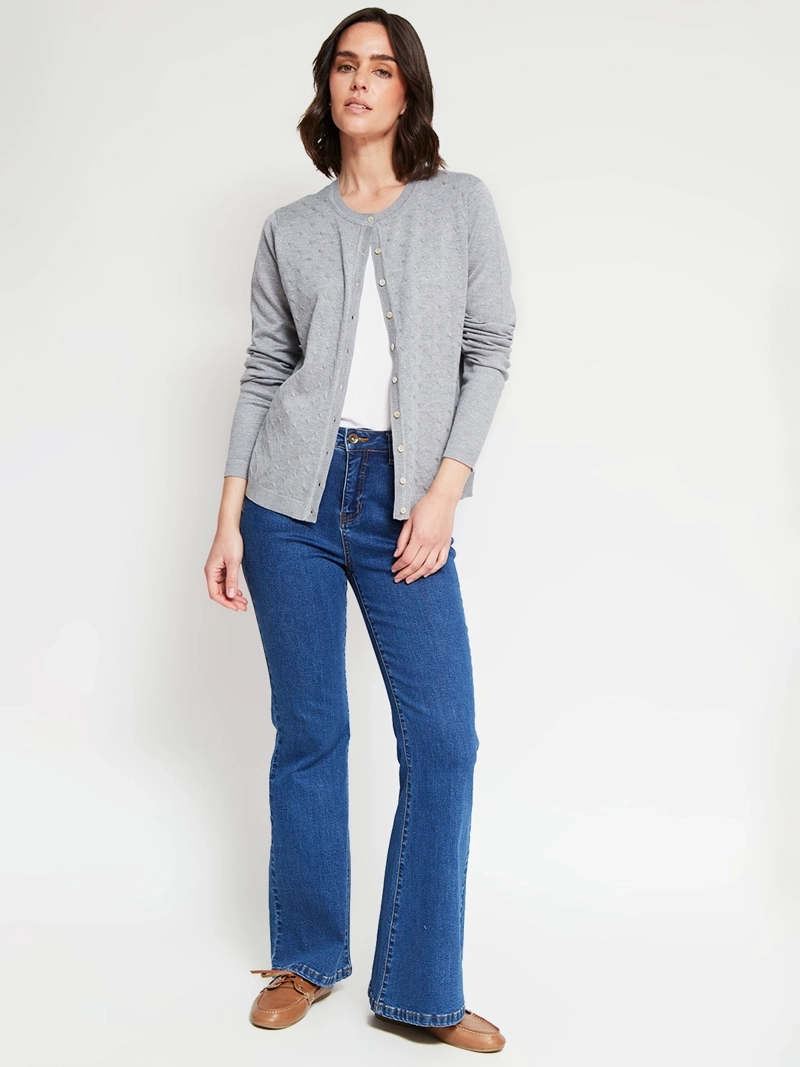 CARDIGAN MUJER AZIZ MANGA LARGA - 5